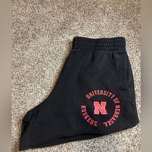University of Nebraska Women’s Black Sweatshorts
